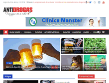 Tablet Screenshot of antidrogas.com.br